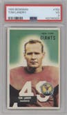 Tom Landry from the 1955 Bowman set graded by PSA and given an overall grade of 3.