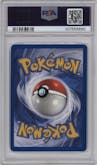 Dark Raichu from the 2000 Pokemon set graded by PSA and given an overall grade of 8.