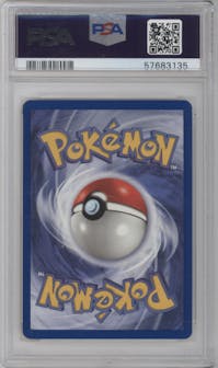 Dark Flareon from the 2000 Pokemon set graded by PSA and given an overall grade of 10.