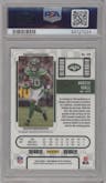 Breece Hall from the 2022 Panini Contenders Optic set graded by PSA and given an overall grade of 10.