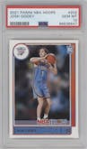 Josh Giddey from the 2021-22 Panini NBA Hoops set graded by PSA and given an overall grade of 10.