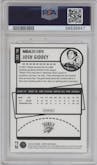 Josh Giddey from the 2021-22 Panini NBA Hoops set graded by PSA and given an overall grade of 10.