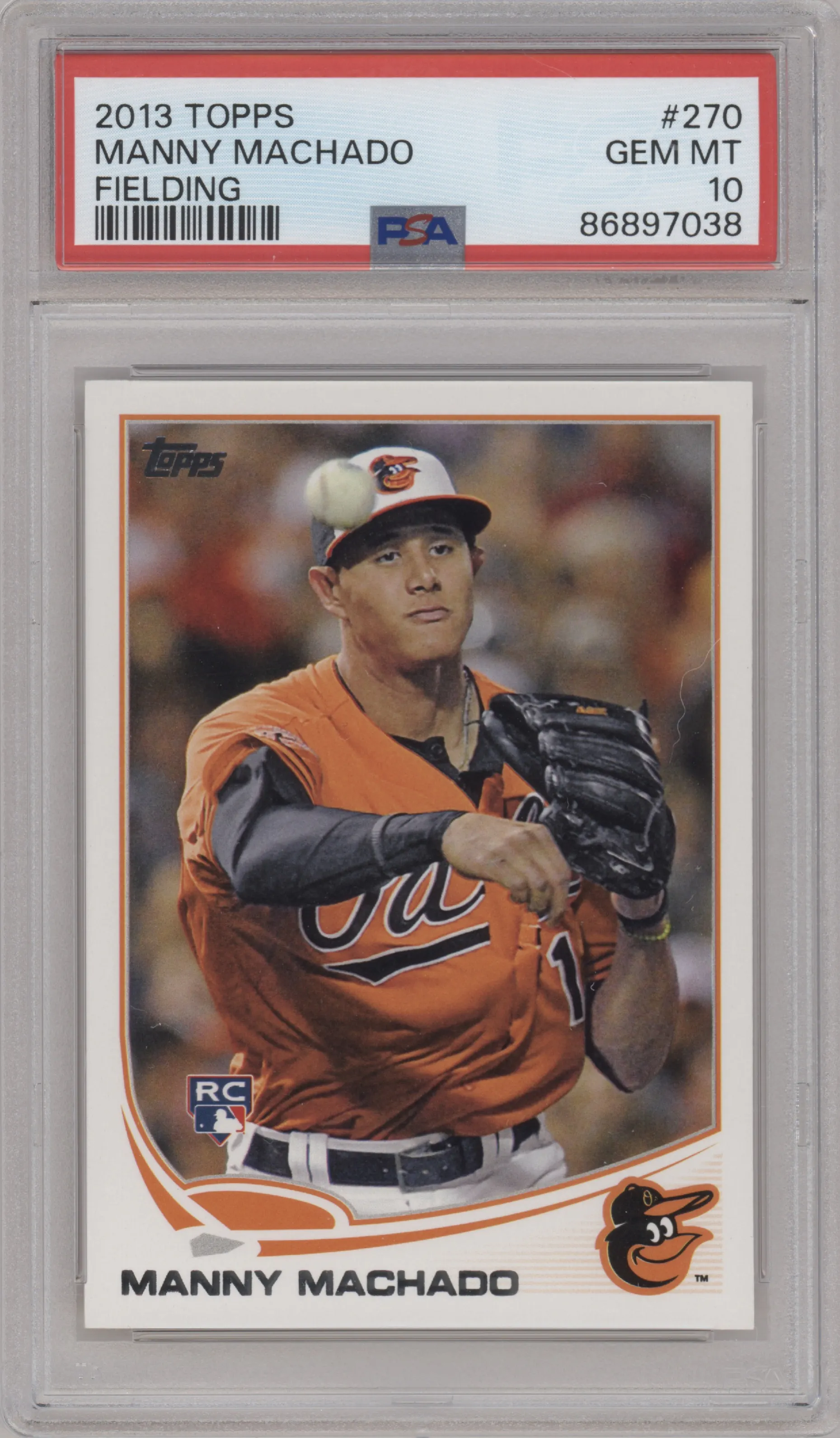 2013 Topps Manny Machado PSA 10