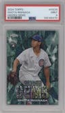 Shota Imanaga from the 2024 Topps  set graded by PSA and given an overall grade of 9.