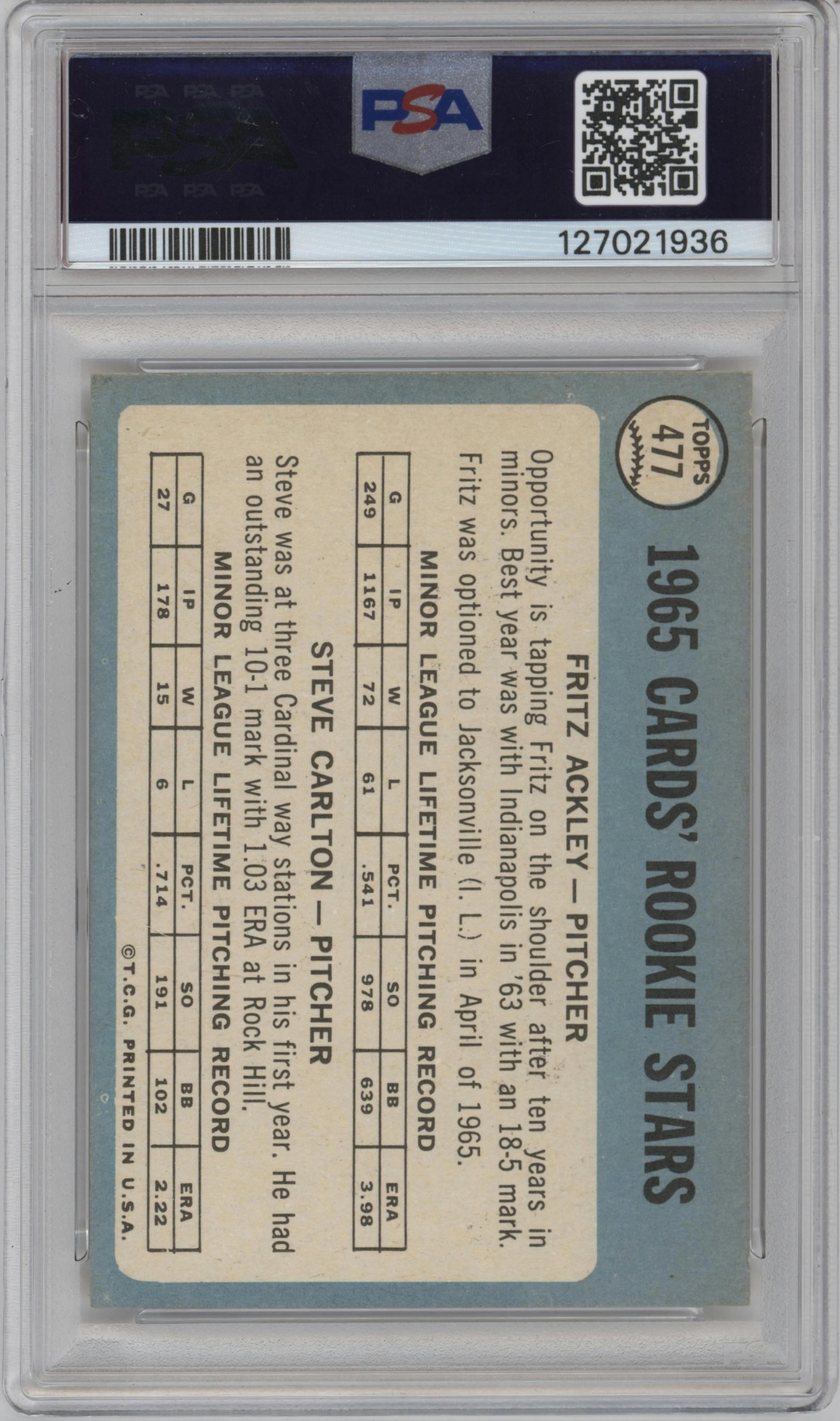 Fritz Ackley/Steve Carlton