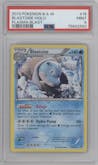 Blastoise from the 2013 Pokemon B&W set graded by PSA and given an overall grade of 9.