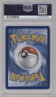 Machamp V from the 2022 Pokemon SWSH set graded by PSA and given an overall grade of 10.
