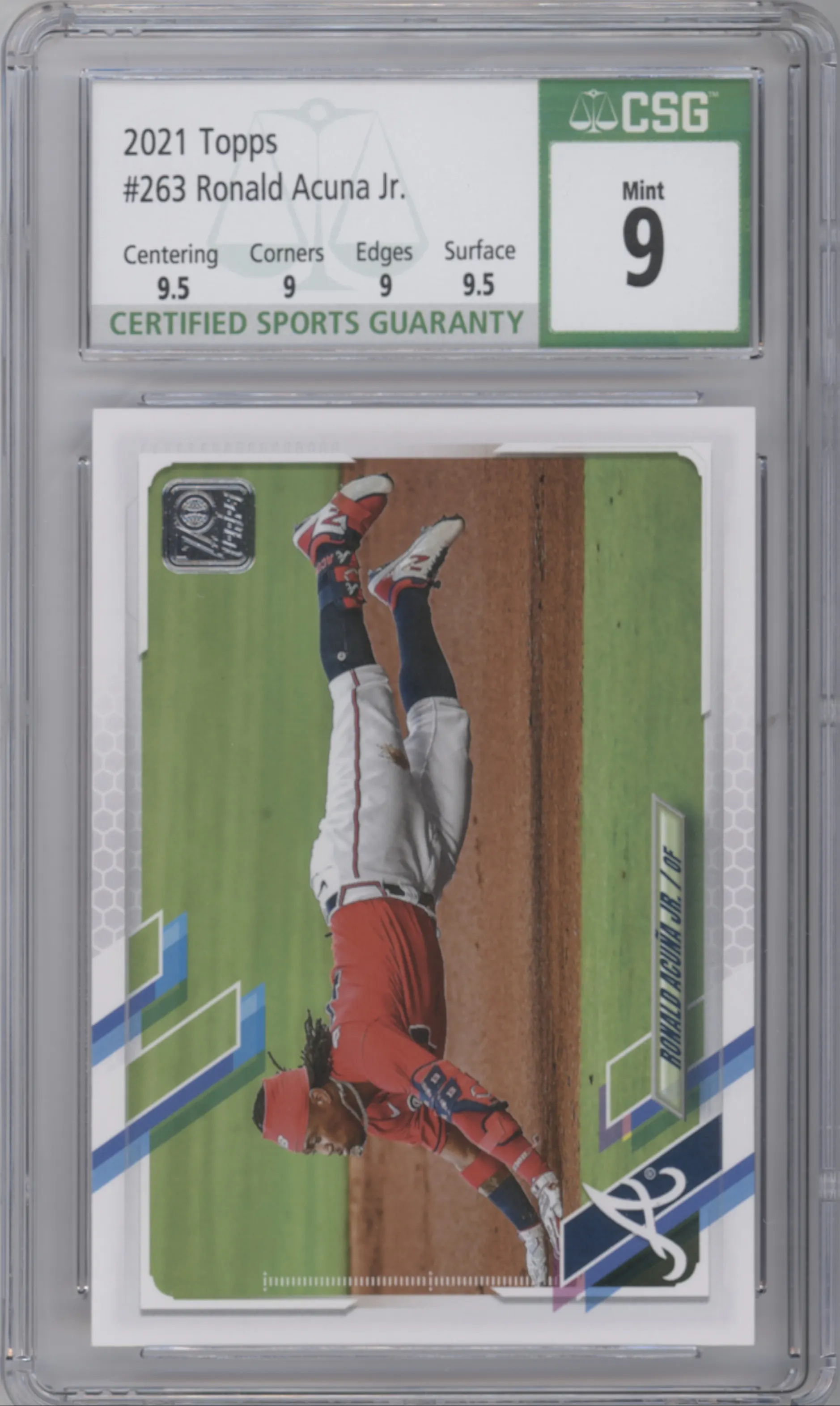 2021 Topps Series 1 Ronald Acuna Jr. CGC 9
