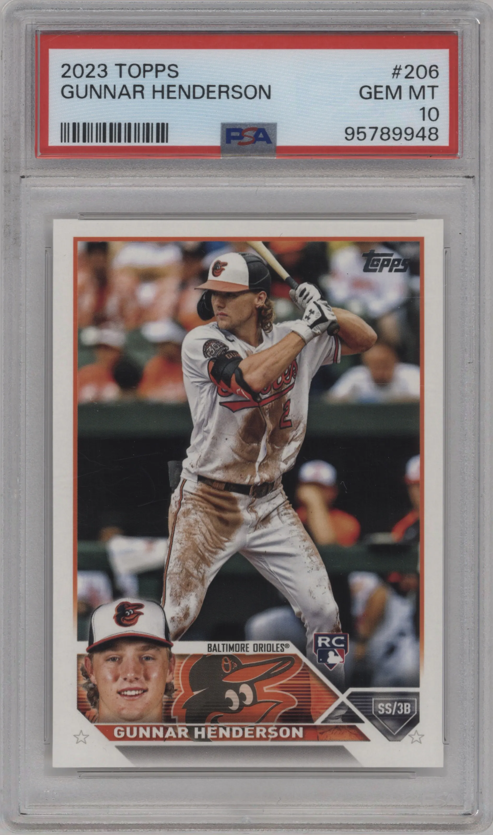 2023 Topps Series 1 Gunnar Henderson PSA 10