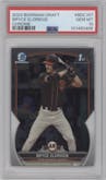 Bryce Eldridge from the 2023 Bowman Draft set graded by PSA and given an overall grade of 10.