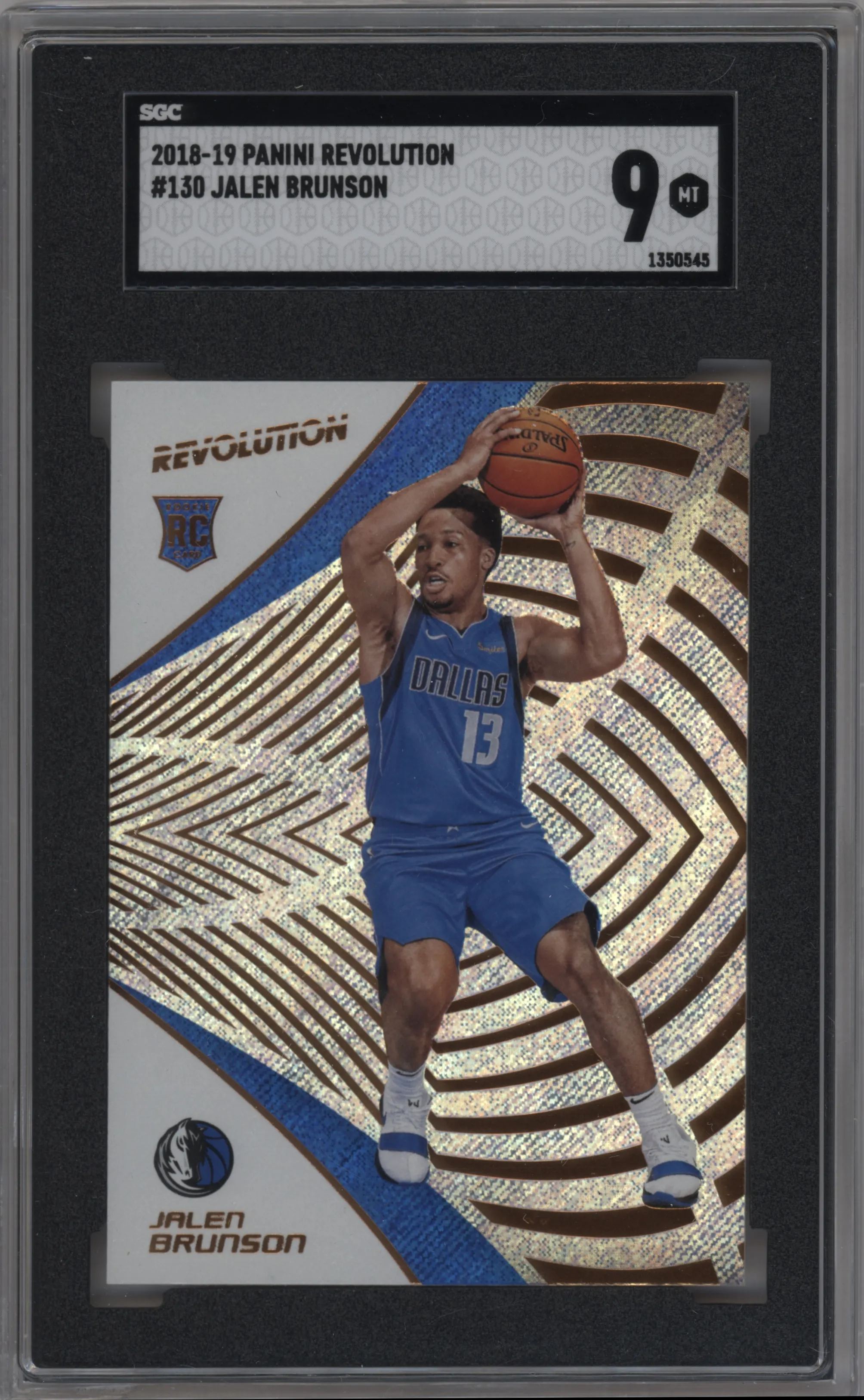 2018 Panini Revolution Jalen Brunson SGC 9