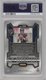 C.J. Stroud from the 2023 Panini Prizm set featuring a Red/White/Blue parallel graded by PSA and given an overall grade of 9.