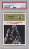 Michael Jordan from the 1998-99 Fleer Tradition set graded by PSA and given an overall grade of 10.