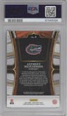 Anthony Richardson from the 2023 Panini Select Draft Picks set featuring a Blue Prizm parallel graded by PSA and given an overall grade of 10.