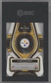 Najee Harris from the 2021 Panini Select set featuring a Die-Cut Gold parallel graded by SGC and given an overall grade of 9.5.