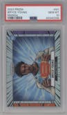 Bryce Young from the 2023 Panini Prizm set graded by PSA and given an overall grade of 10.