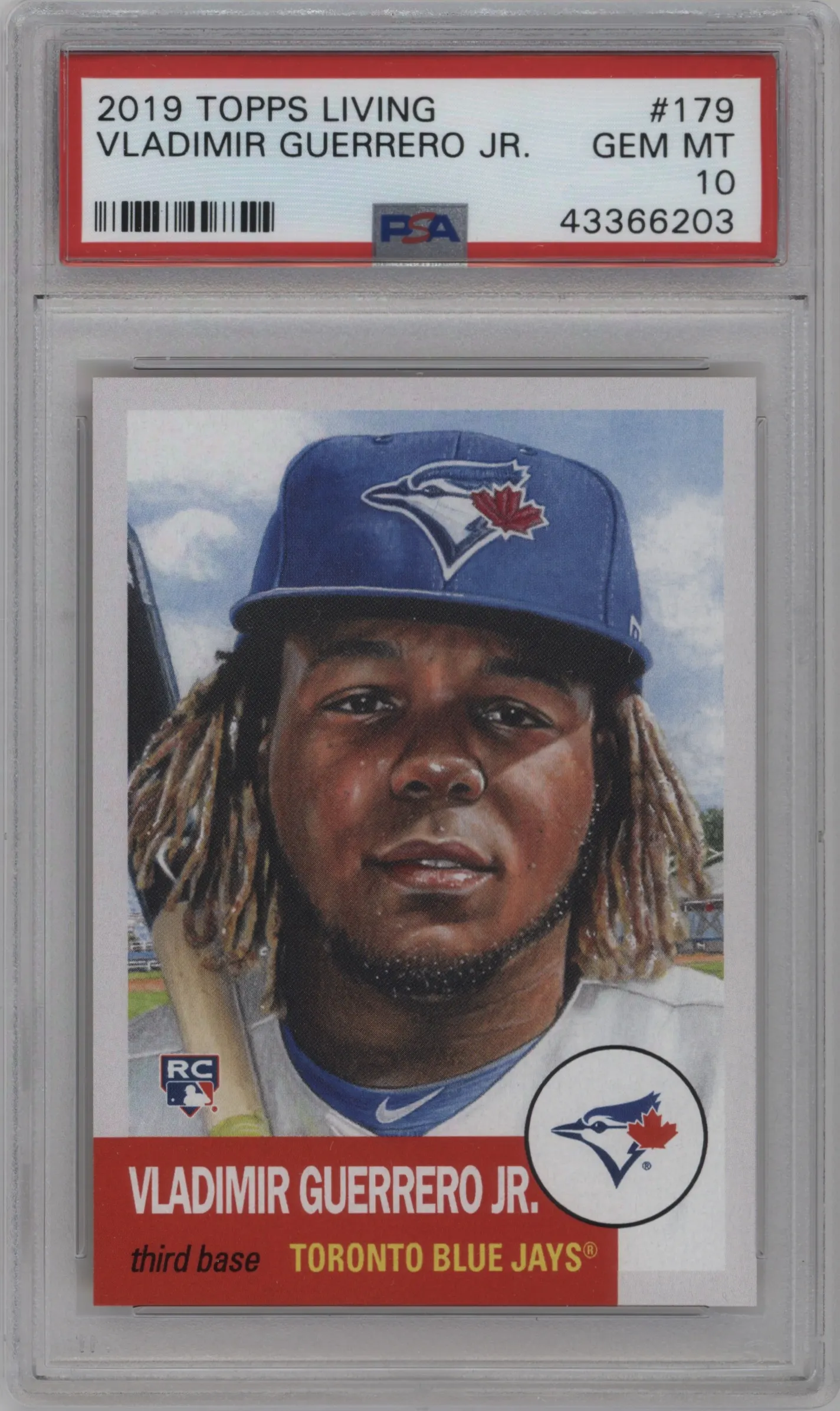 2018 Ultimate Topps Living Set 2019 Vladimir Guerrero Jr. PSA 10