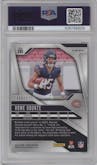Rome Odunze from the 2024 Panini Prizm set featuring a Purple Ice parallel graded by PSA and given an overall grade of 9.