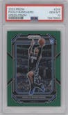 Paolo Banchero from the 2022-23 Panini Prizm  set featuring a Green Prizm parallel graded by PSA and given an overall grade of 10.