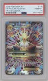 M Alakazam EX from the 2016 Pokemon XY set graded by PSA and given an overall grade of 10.