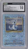 Dratini from the 2002 Pokemon  set graded by CSG and given an overall grade of 10.