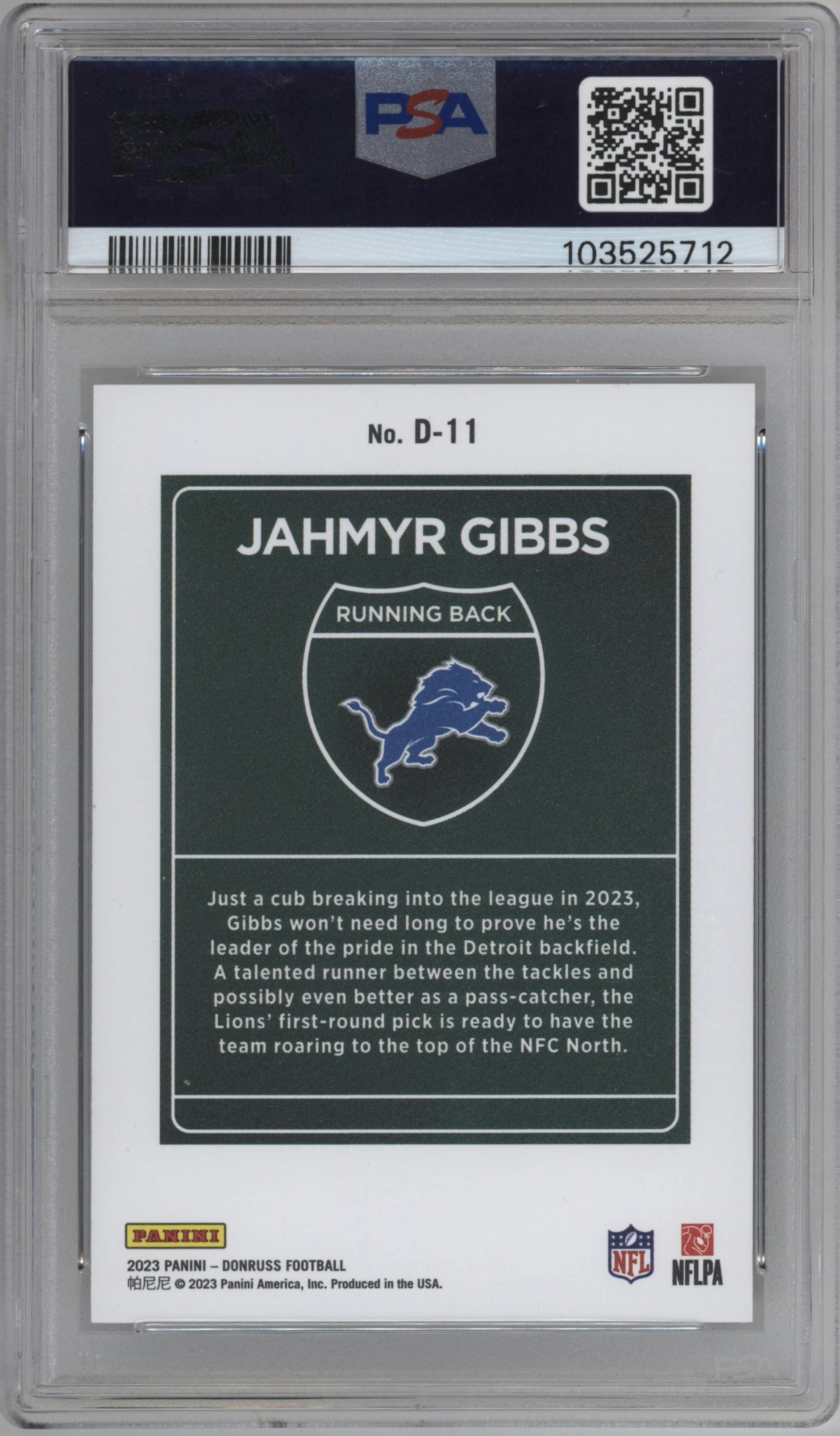Jahmyr Gibbs
