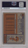 Fran Tarkenton  from the 1976 Topps set graded by PSA and given an overall grade of 8.