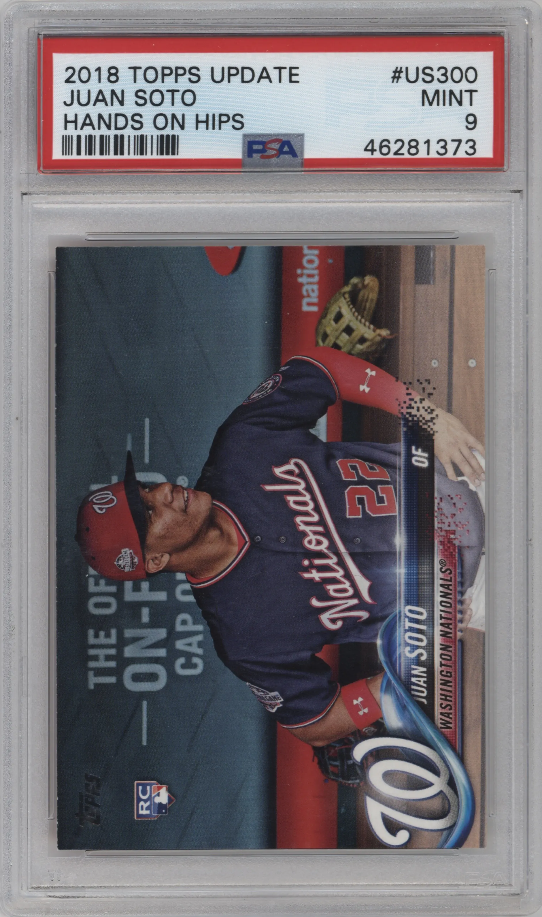 2018 Topps Update Variations Juan Soto #US300 PSA 9