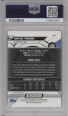 Bryce Young from the 2023 Topps Composite set featuring a Gold Geometric parallel graded by PSA and given an overall grade of 10.