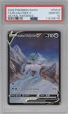 Ice Rider Calyrex V from the 2022 Pokemon SWSH set graded by PSA and given an overall grade of 10.