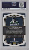 Karl-Anthony Towns from the 2015-16 Panini Select  set graded by PSA and given an overall grade of 9.