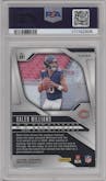 Caleb Williams from the 2024 Panini Prizm set featuring a Pink Prizm parallel graded by PSA and given an overall grade of 10.