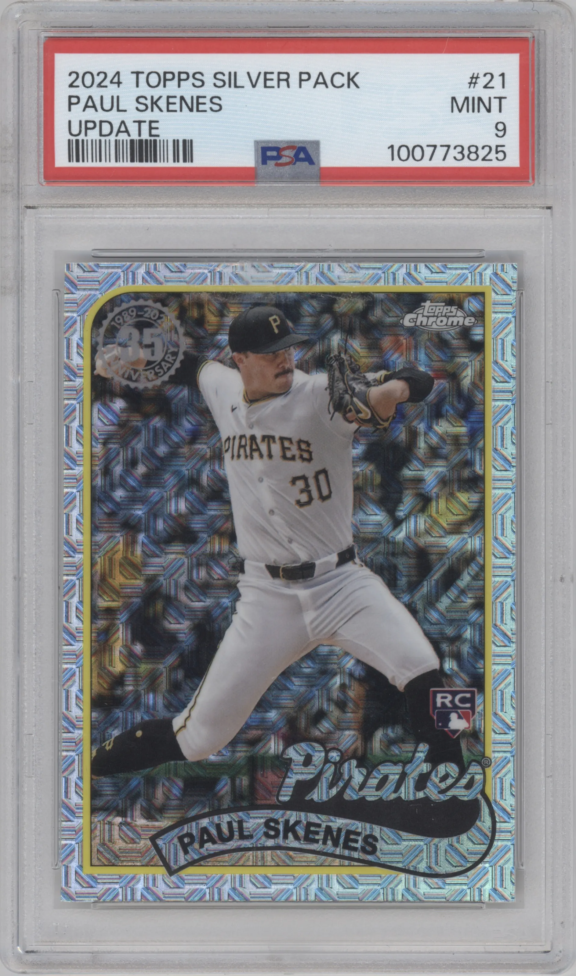 2024 Topps Update '89 35th Anni.Chr. Paul Skenes PSA 9