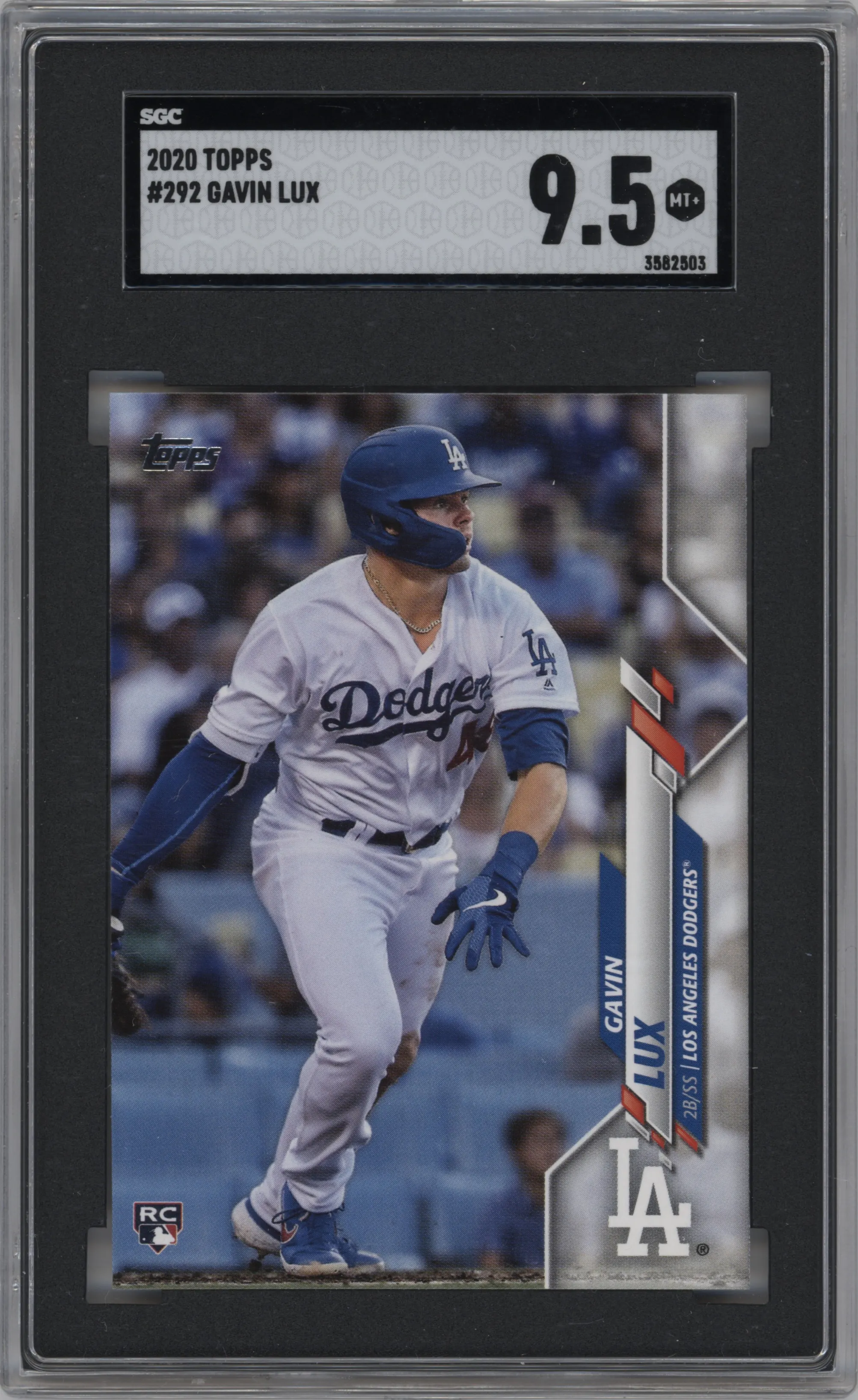 2020 Topps Series 1 Gavin Lux SGC 9.5