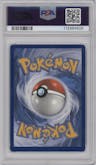 Pikachu V from the 2021 Pokemon SWSH set featuring a Pikachu V Box parallel graded by PSA and given an overall grade of 8.