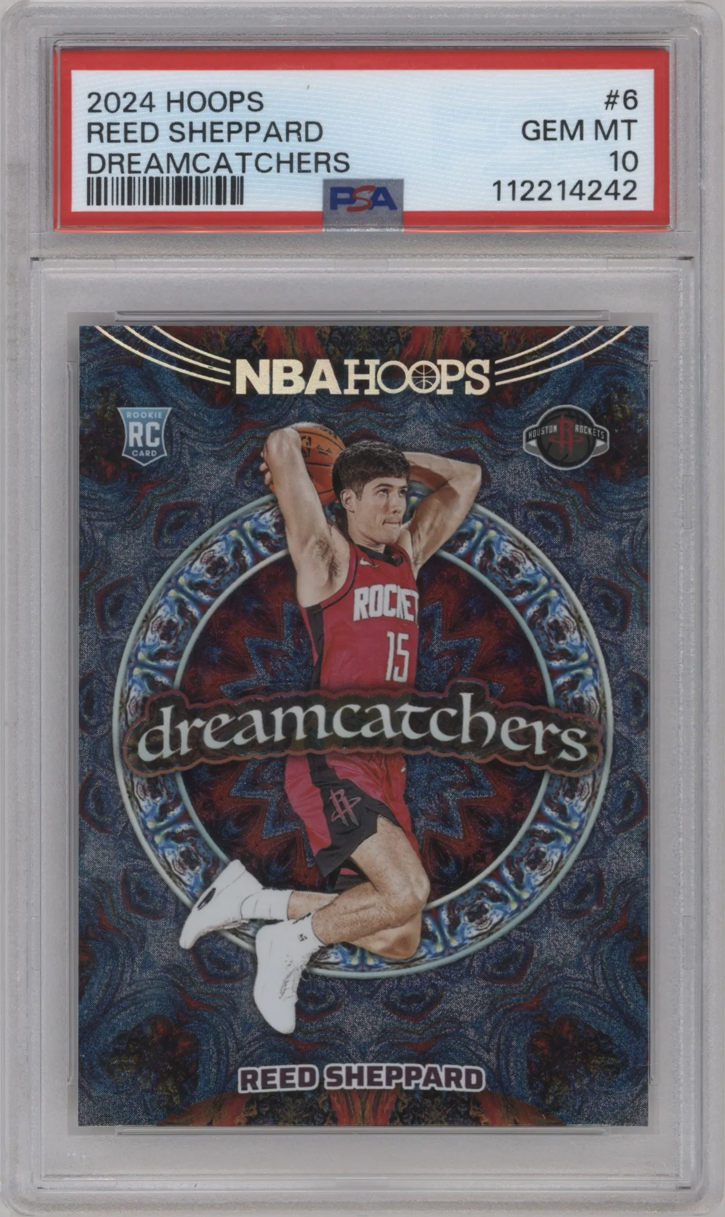 2024 Panini NBA Hoops Dreamcatchers Reed Sheppard #6 PSA 10