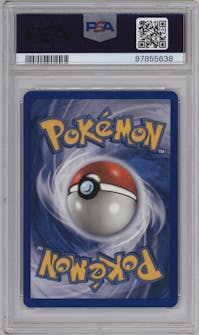 Swampert ex from the 2006 Pokemon EX set graded by PSA and given an overall grade of 9.