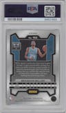 Brandon Miller from the 2023-24 Panini Prizm set featuring a Teal Ice parallel graded by PSA and given an overall grade of 10.
