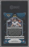 Trevor Lawrence from the 2024 Panini Mosaic set featuring a Honeycomb parallel graded by SGC and given an overall grade of 9.
