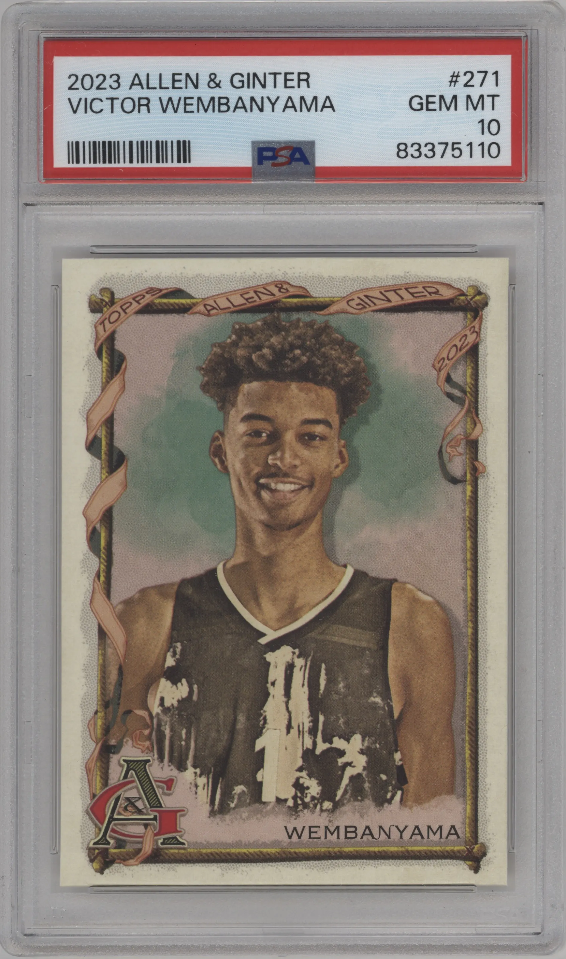 2023 Topps Allen & Ginter Victor Wembanyama PSA 10