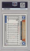 Jason Kidd from the 2008-09 Topps set featuring a Gold parallel graded by PSA and given an overall grade of 10.