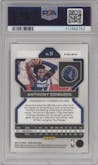Anthony Edwards from the 2021-22 Panini Prizm  set featuring a Silver Prizm parallel graded by PSA and given an overall grade of 10.