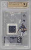 LaDainian Tomlinson  from the 2001 SP Game Used Edition set graded by Beckett and given an overall grade of 9.5.