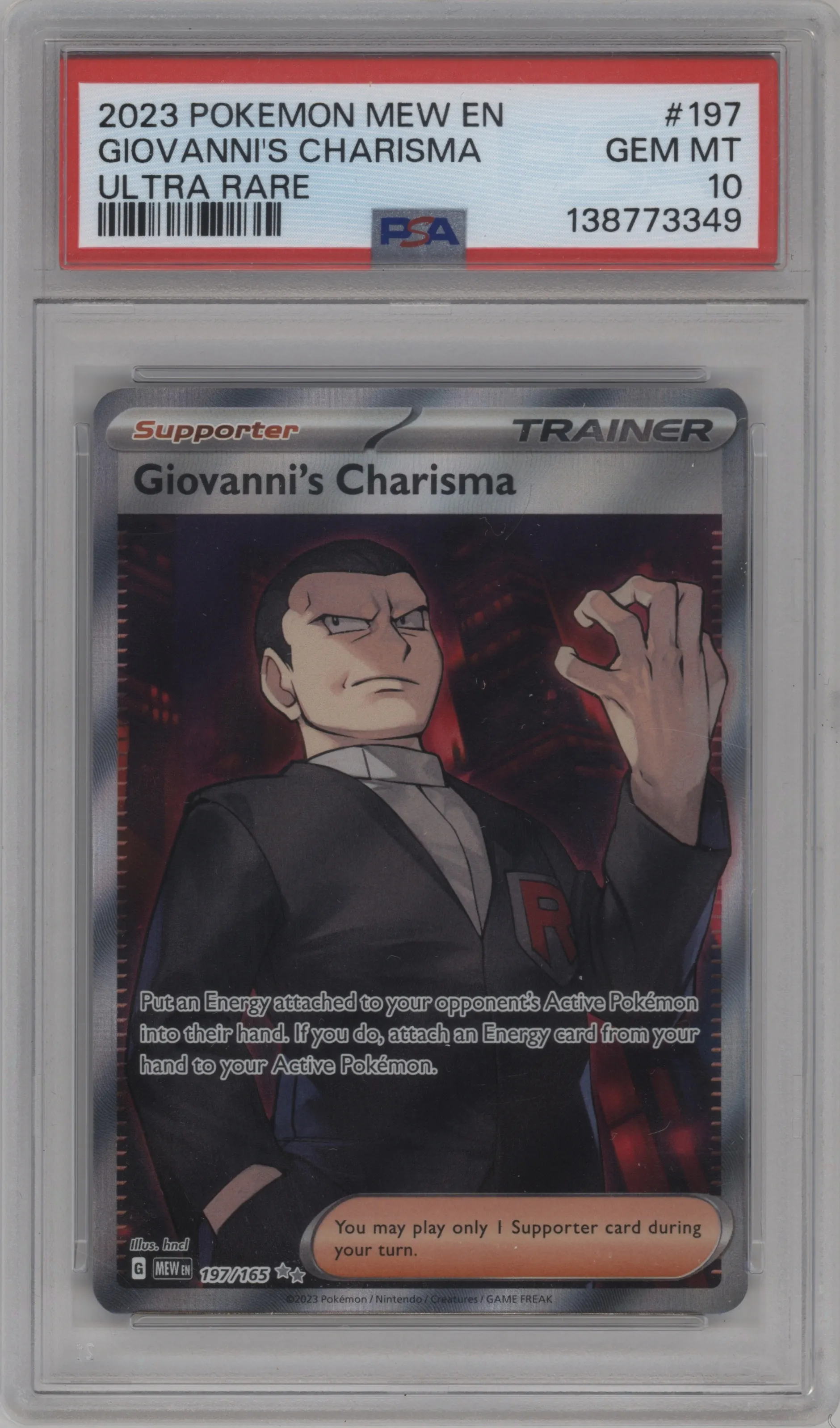 Giovanni's Charisma