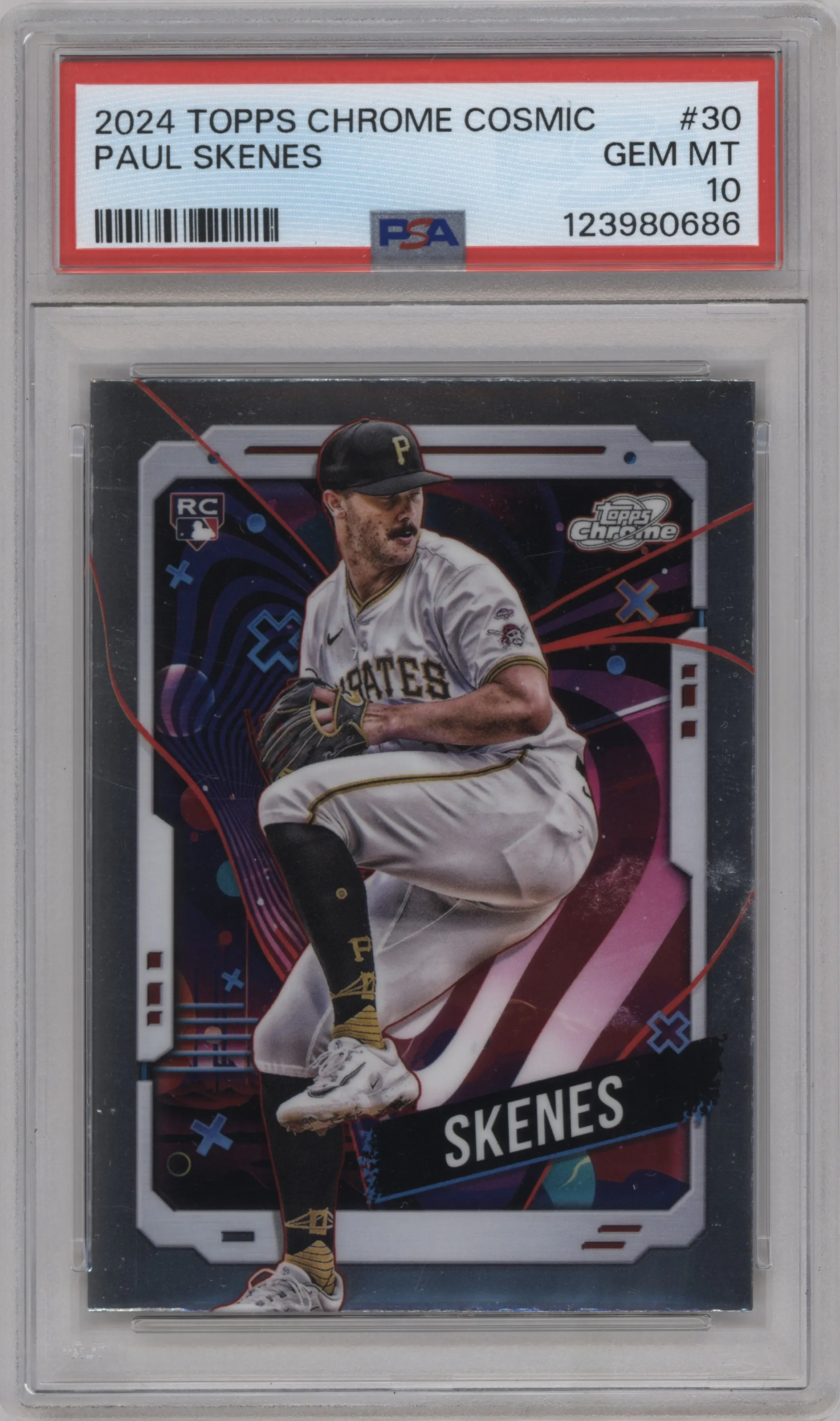 2024 Topps Cosmic Chrome Paul Skenes #30 PSA 10