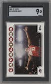 LeBron James from the 2008-09 Topps set graded by SGC and given an overall grade of 9.