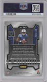 Anthony Richardson from the 2023 Panini Prizm set featuring a Pandora parallel graded by PSA and given an overall grade of 10.