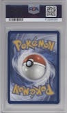 Eevee from the 2025 Pokemon SV set featuring a Prismatic Evolutions Elite Trainer Box parallel graded by PSA and given an overall grade of 9.