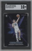 Brandin Podziemski from the 2023-24 Panini Obsidian set graded by SGC and given an overall grade of 10.