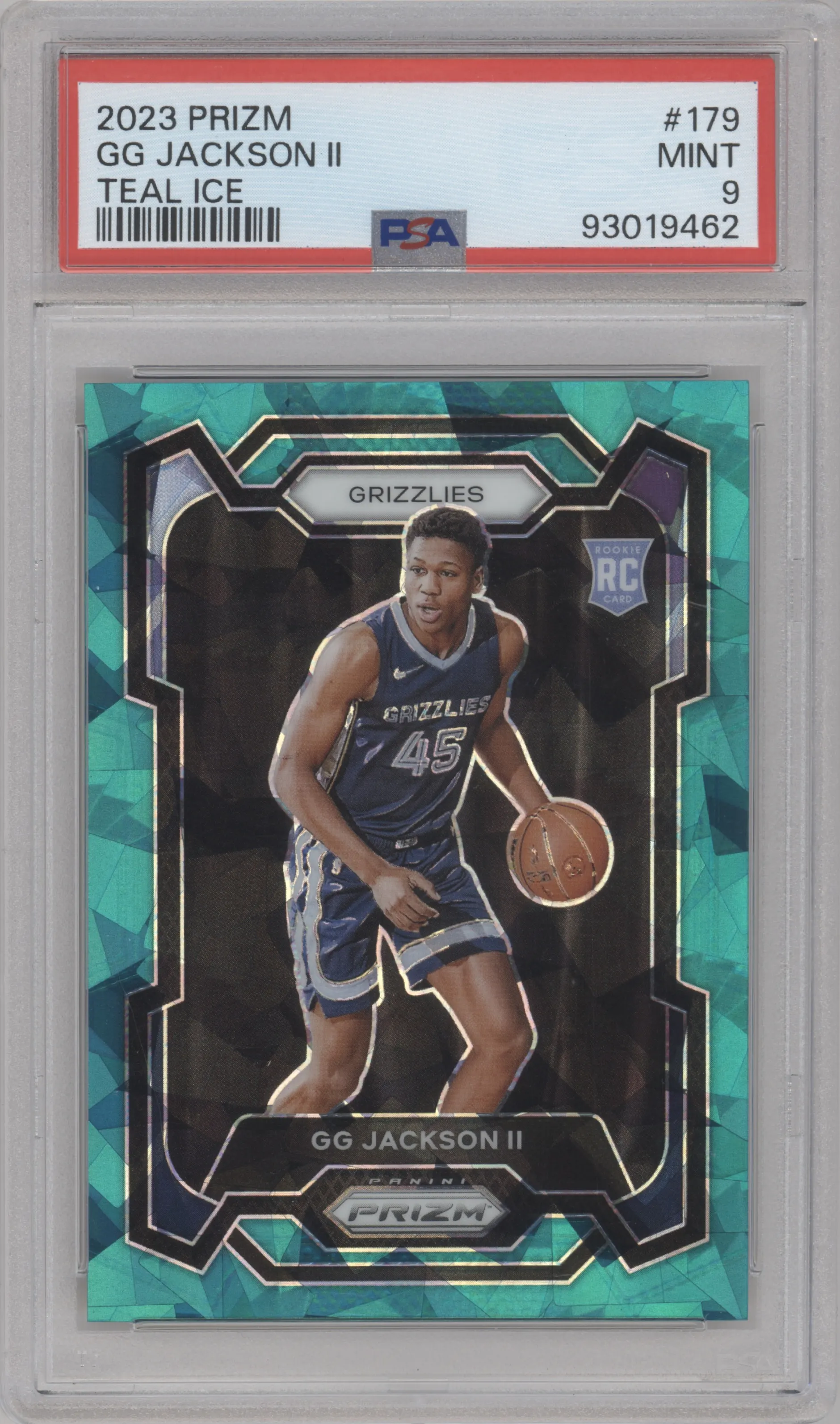 2023 Panini Prizm GG Jackson II Teal Ice PSA 9